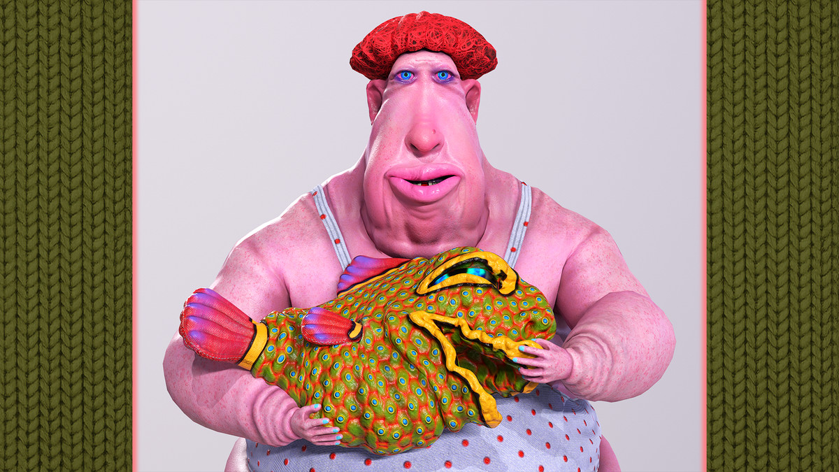 Funky Cartoon Man - Puffsy