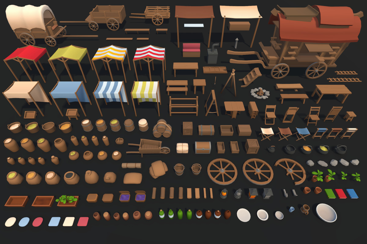 Wandering Merchant Camp Pack