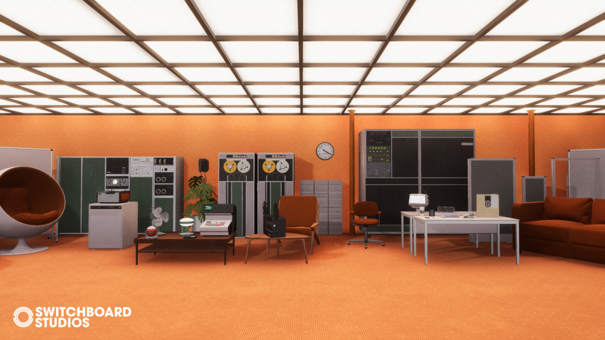 Mid-Century Brutalist Data Centre