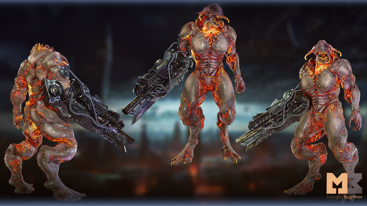 Character Alien Warrior 05