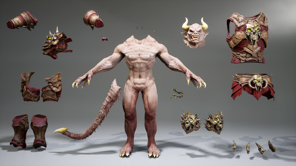 Medieval Demon Creature