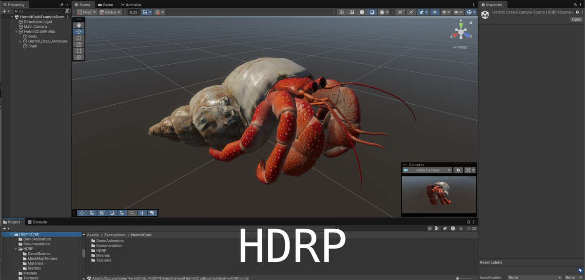 Animated Hermit Crab