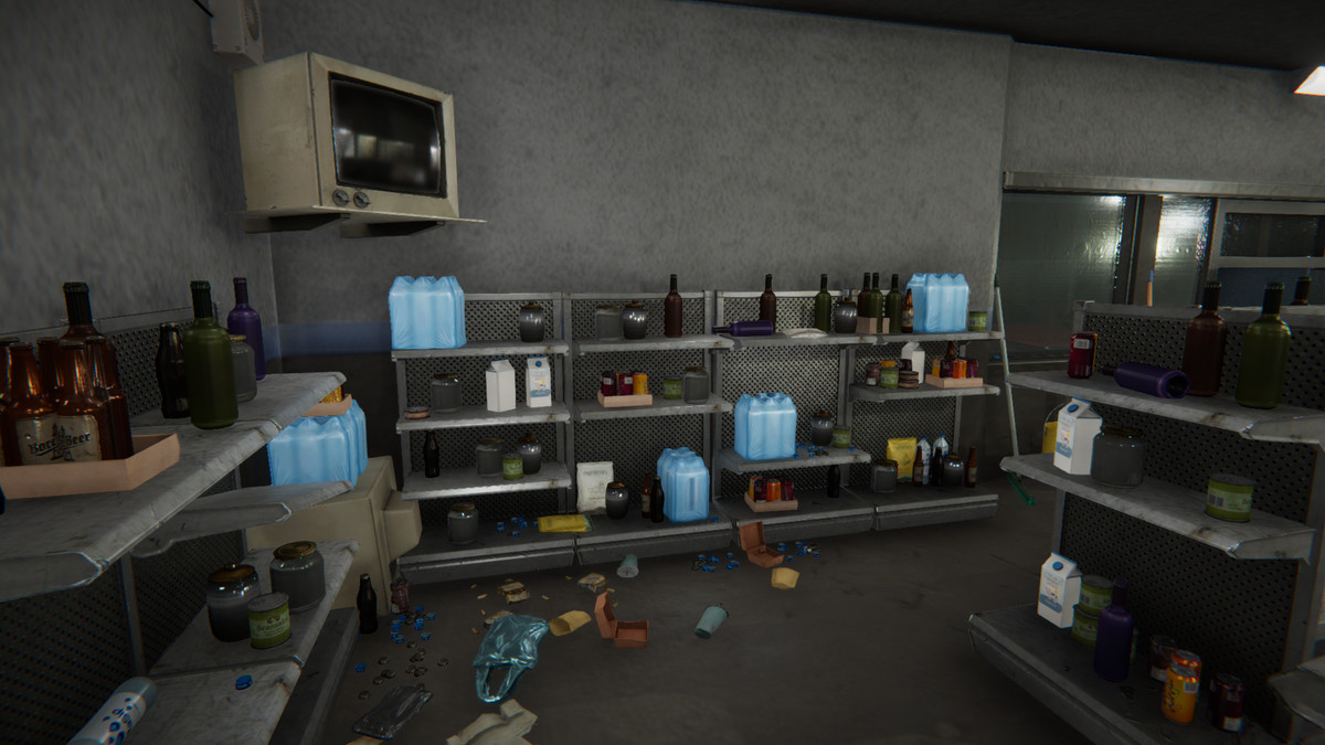 Realistic Modern Roadside Convenience Store Asset Package