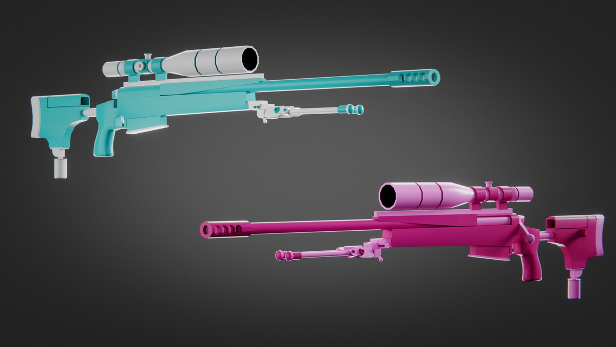 Weapon Color Skins Pack — 230 Variations