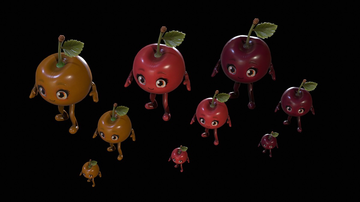 Chibi Fruit Cherry Two