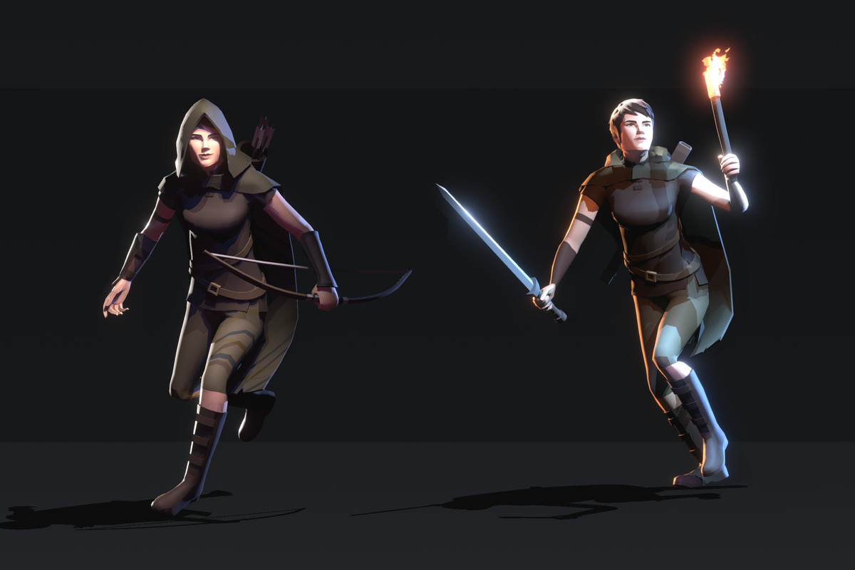 Polyquest Heroes: Warrior I Huntress