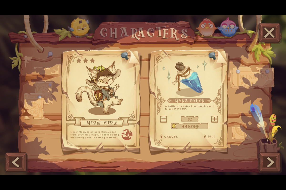 Bamao Pack : Fantasy GUI ( With PSD )