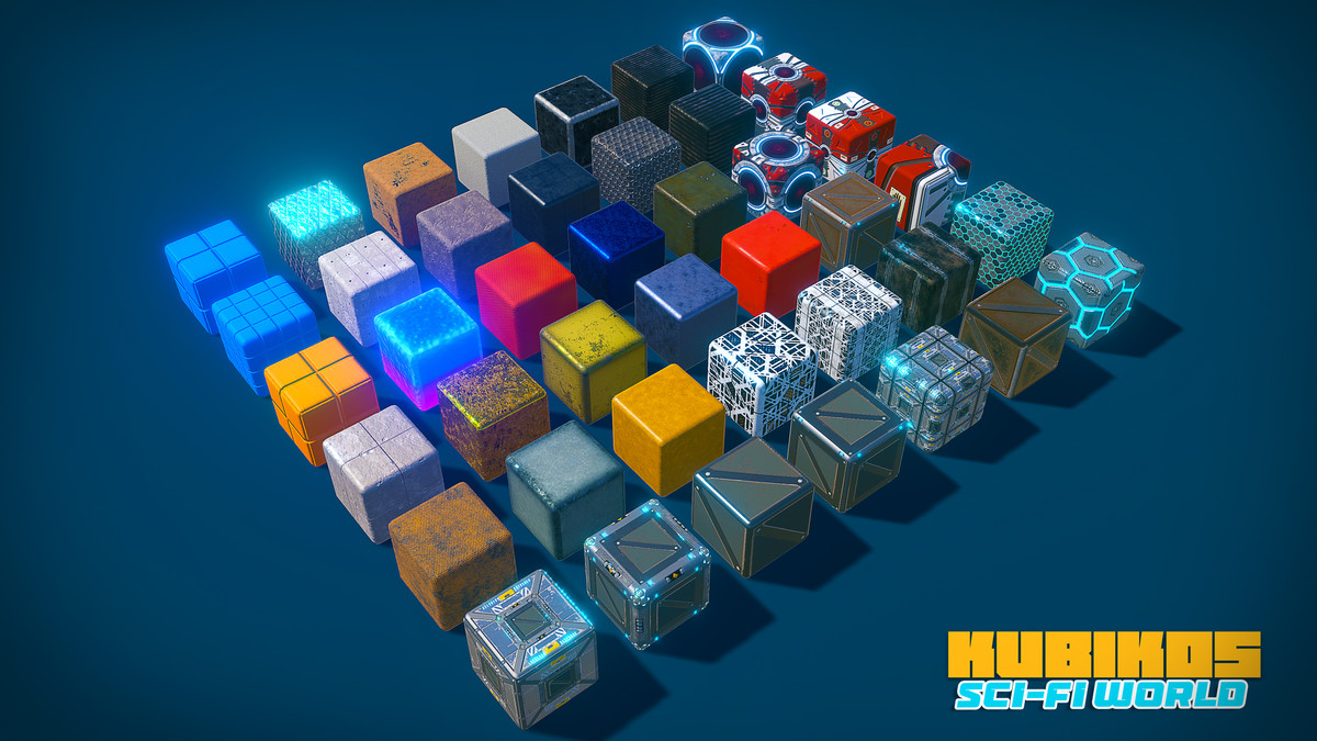 KUBIKOS Ultimate Bundle – Stylized Cube Worlds & Characters