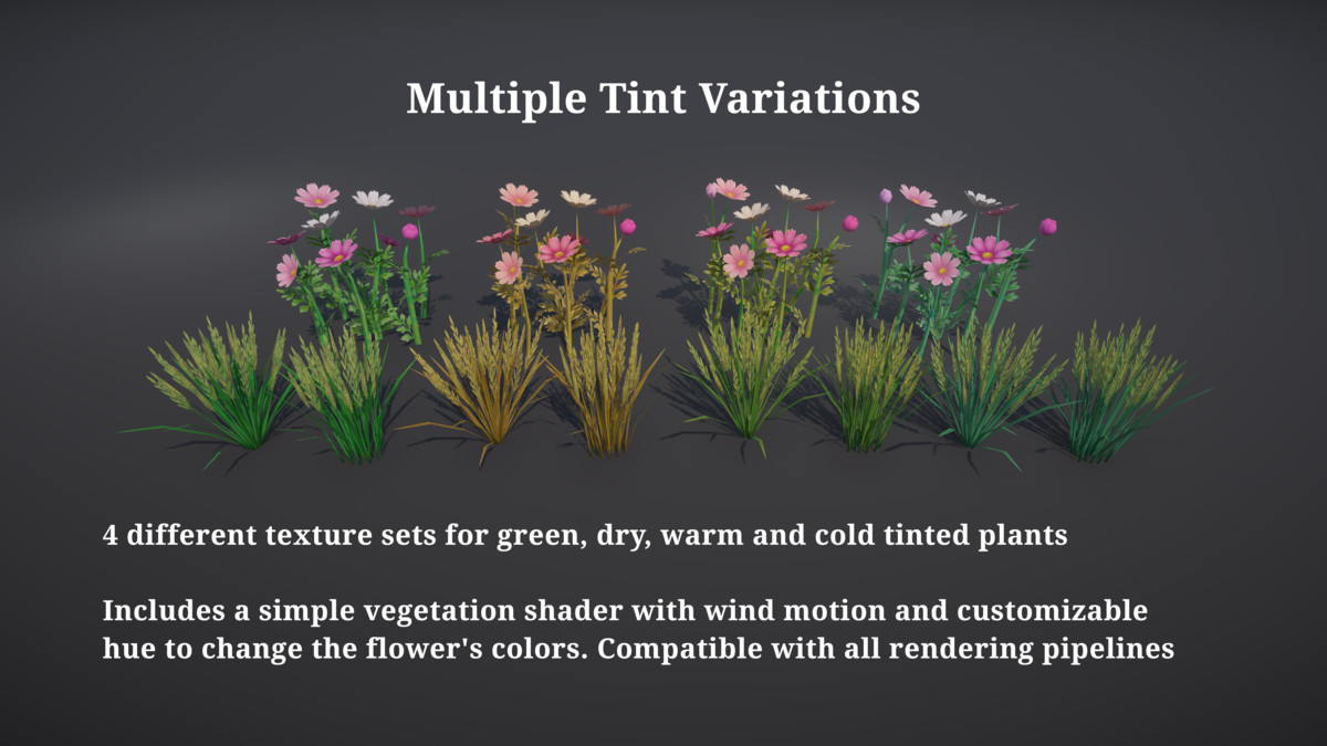 PIDI - COSY: Stylized Grass, Weeds and Wild Flowers Vol. 2