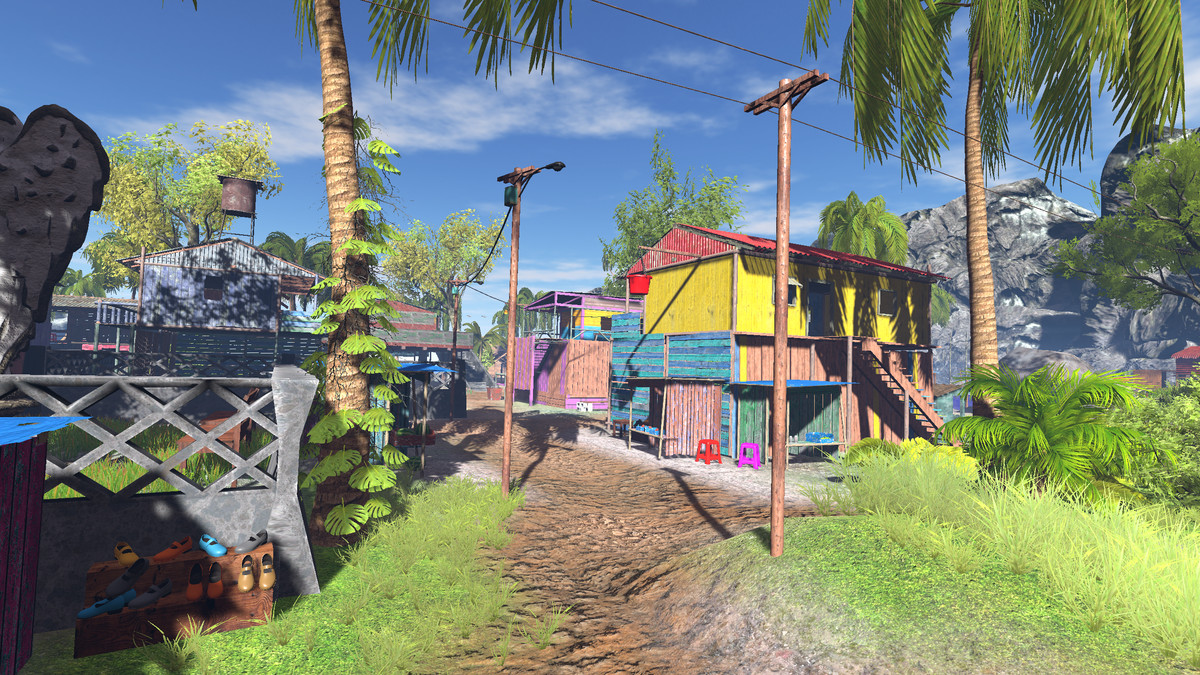 South Pacific Island - Map