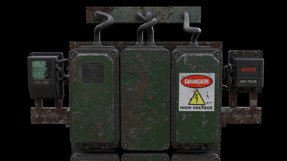 Electrical Panel Prop - Game Ready