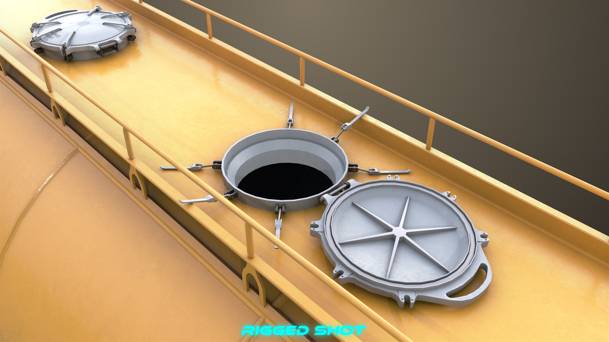 Chassis 06 Cement Trailer 01 Yellow