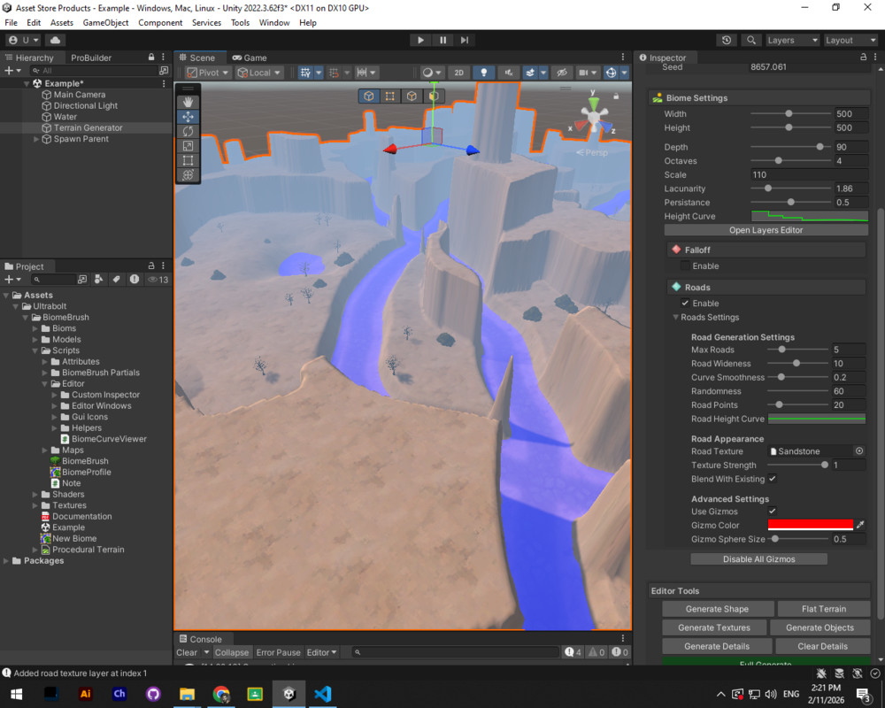 Biome Brush A Procedural Terrain Generator