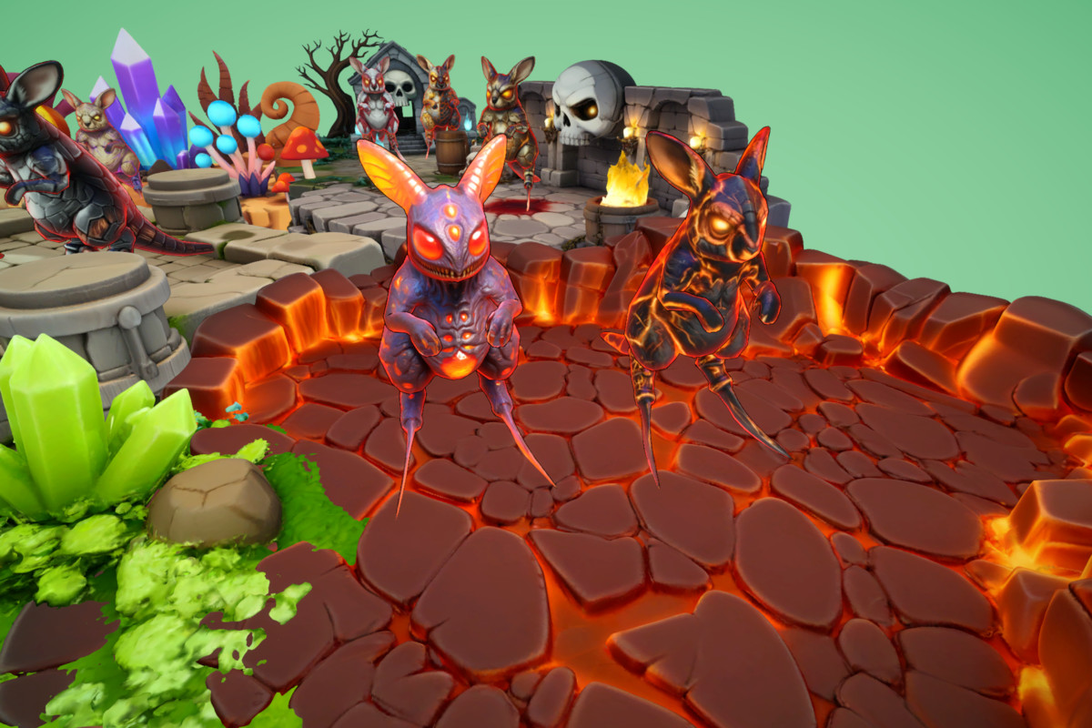 Hexy Beast - Stylized Fantasy Monster (Rig + Animation) – PixeliusVita