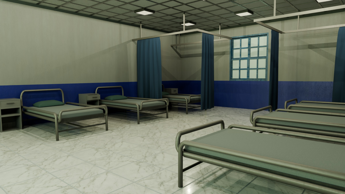 Hospital Clean/Horror Props Pack – Modular Environment | URP/HDRP