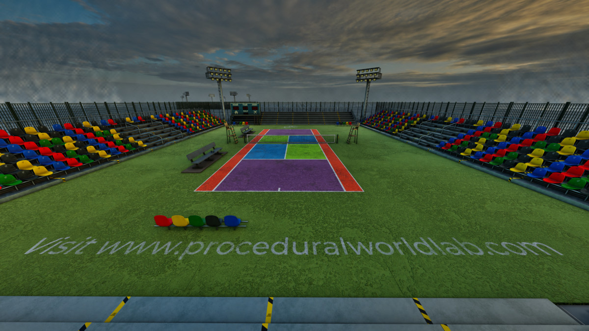 Modular Tennis Soccer Basketball Sport Court