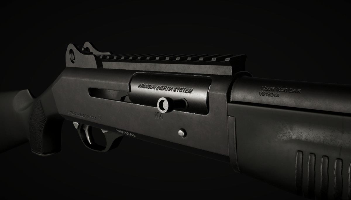 M4 Shotgun FPS Weapon