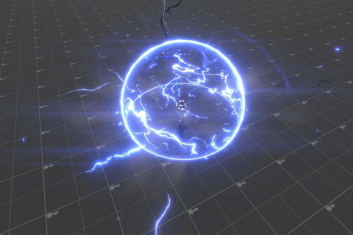 Realistic Lightning VFX - AoE, projectiles, strikes and more