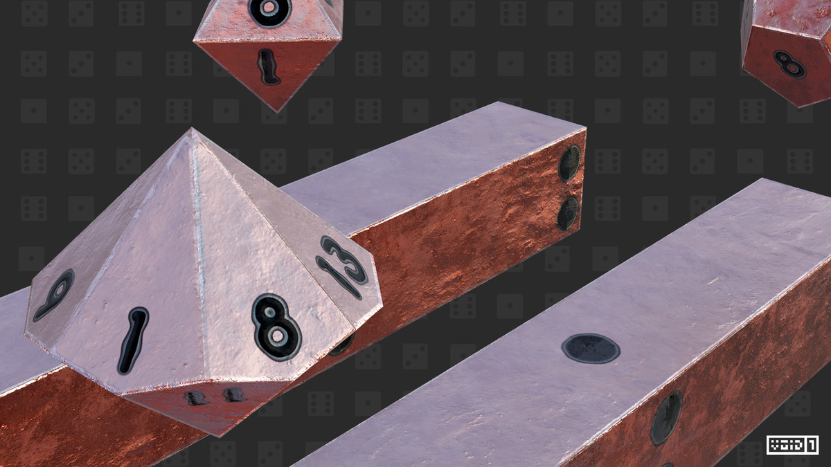 Rounded 3D Dice Models PRO