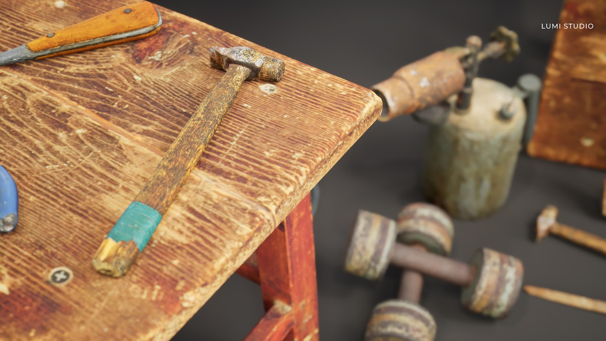 Tool Kit Workshop Props Pack