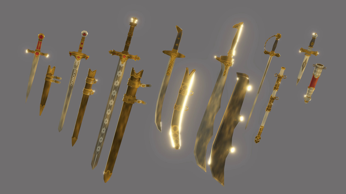 Low-Poly Medieval Fantasy - Advanced Weapons