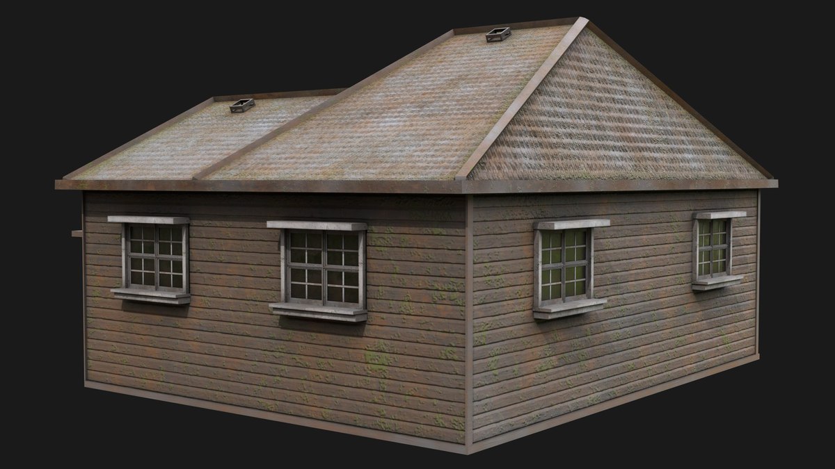 Old Dusty House 02 URP HDRP Textures