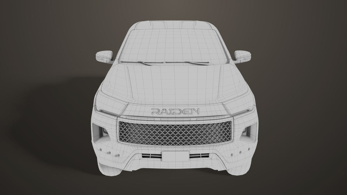 Pickup Truck 04 Brown URP HDRP Textures