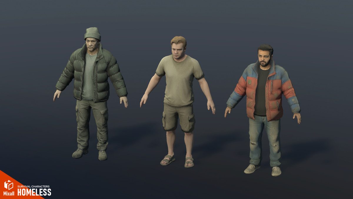 Homeless - survival characters