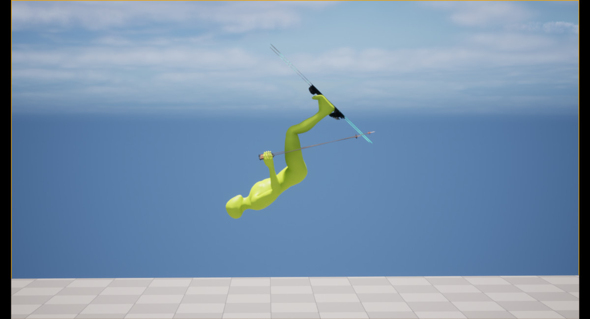 Ice Skie and Skate Animation