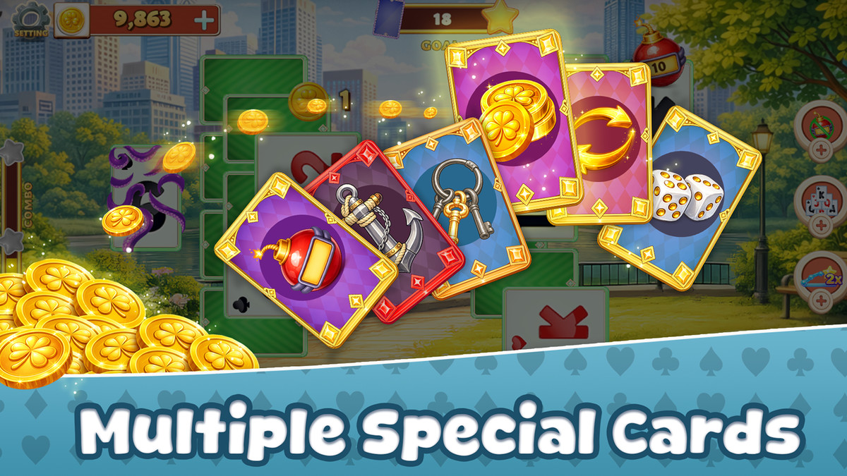 Solitaire Tripeaks Complete Game Template
