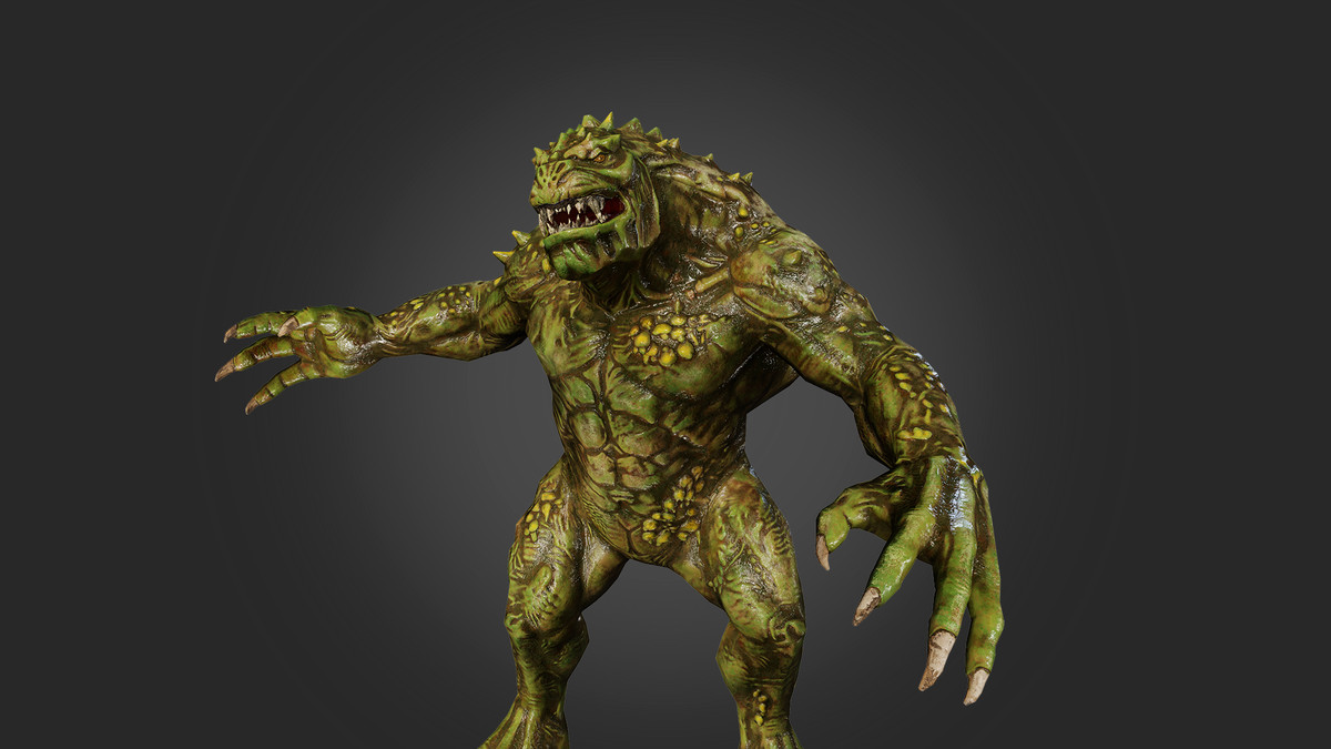 Swamp monster creature
