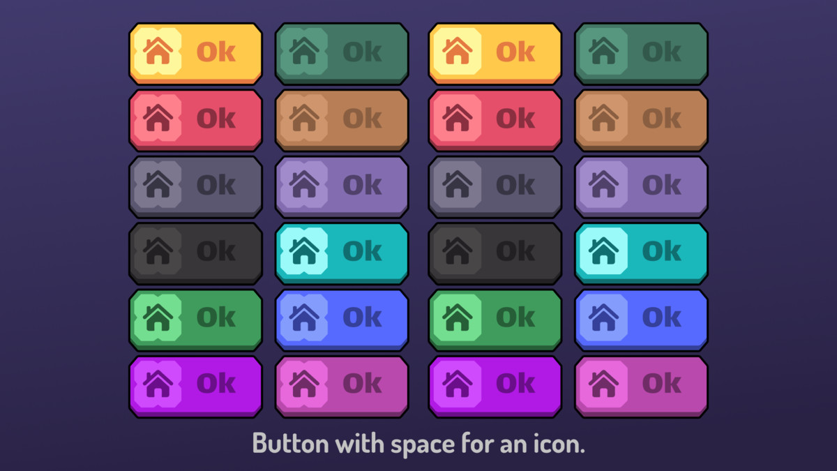 2D GUI Casual +150 Icons Rank by zameselya