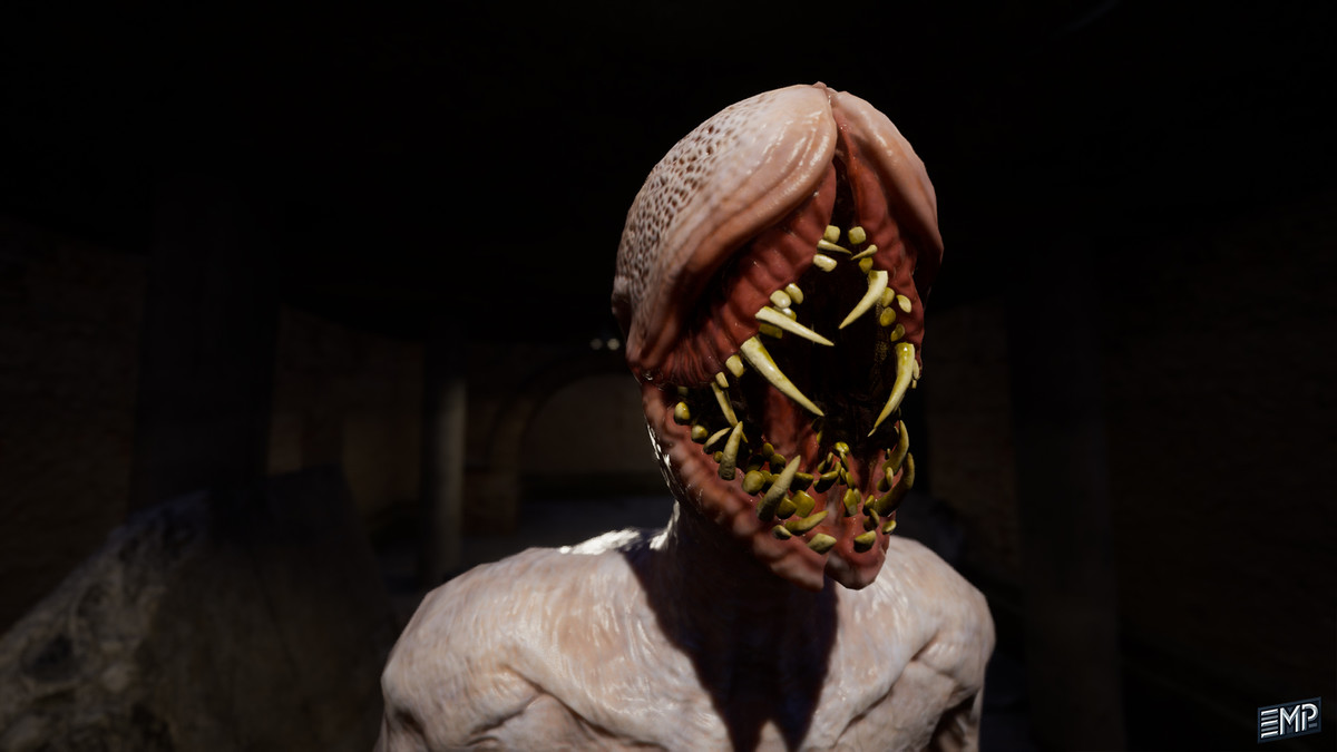 Creepy man