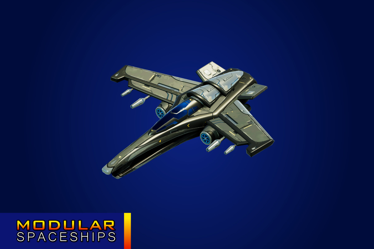 Sci-Fi Modular Spaceship Light Fox