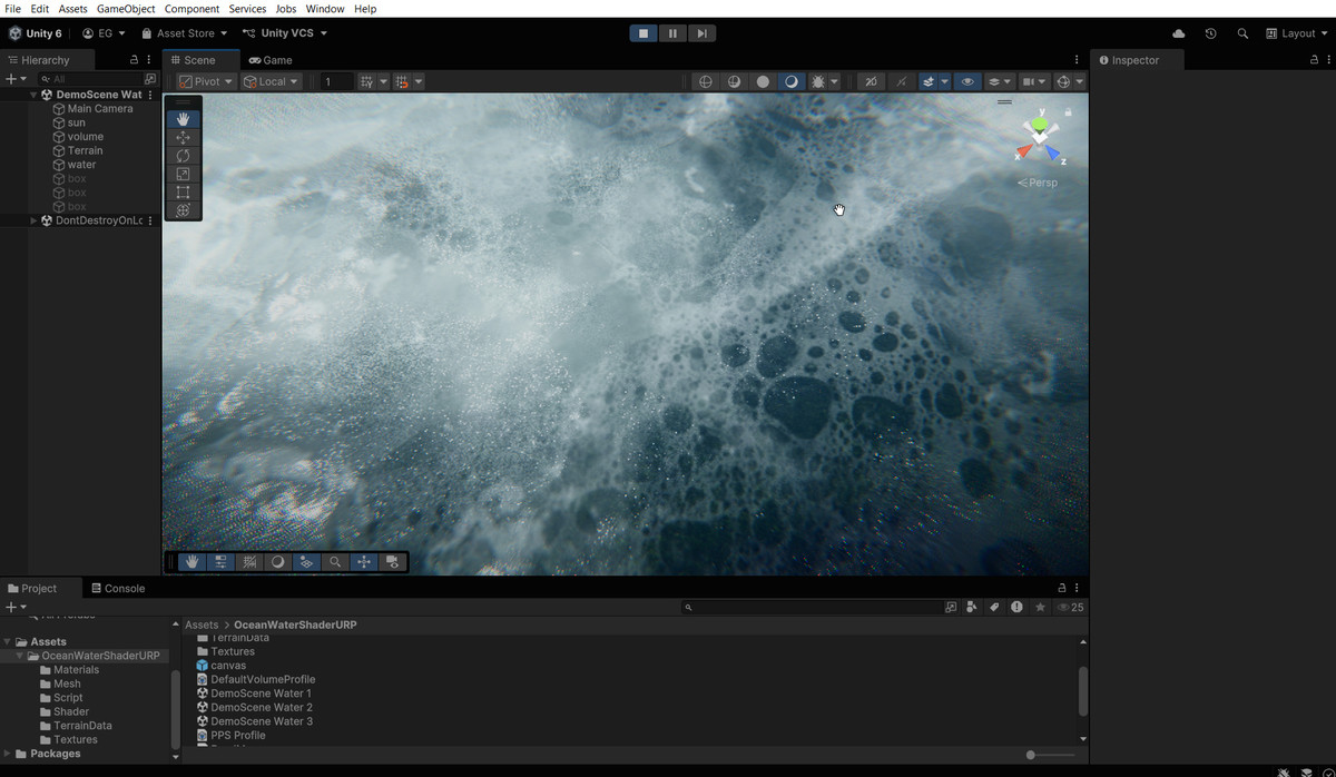 Sea / Water / Ocean shader - 3 (URP)
