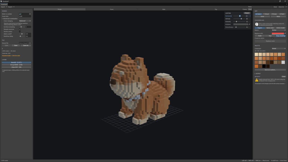 Voxelize It - Mesh Voxelizer & Voxel Editor
