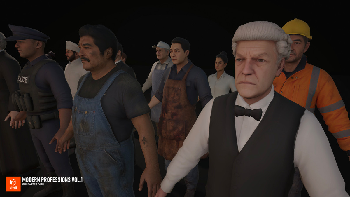Modern Professions Vol.1 - Character Pack