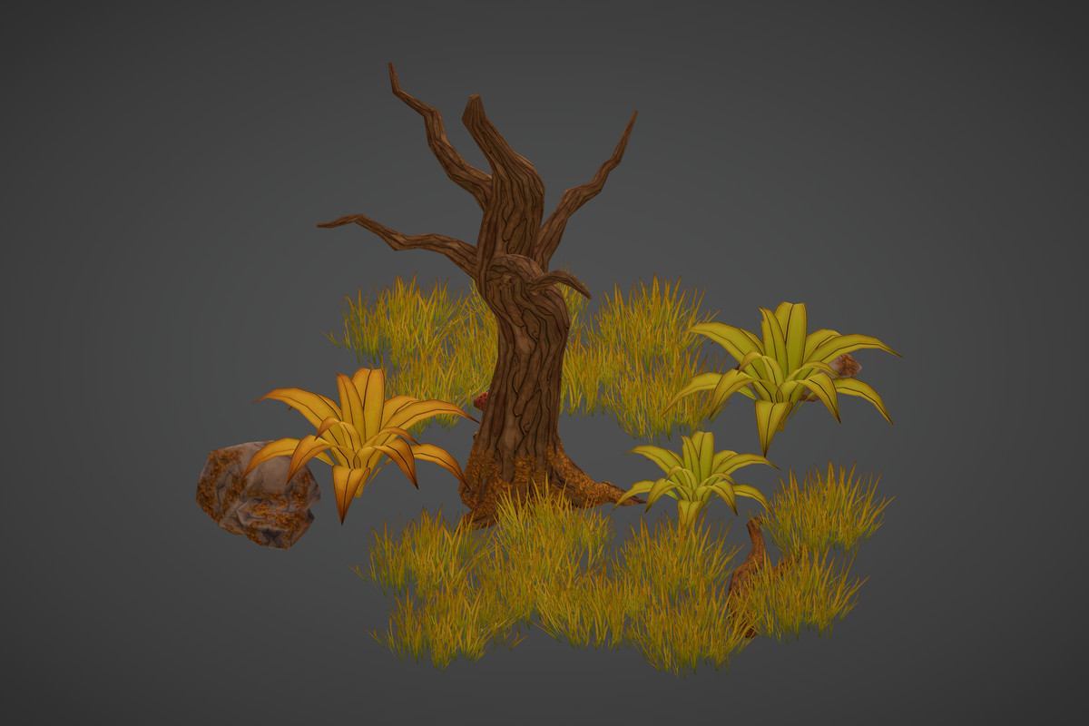 Stylized Fantasy Vegetation 8