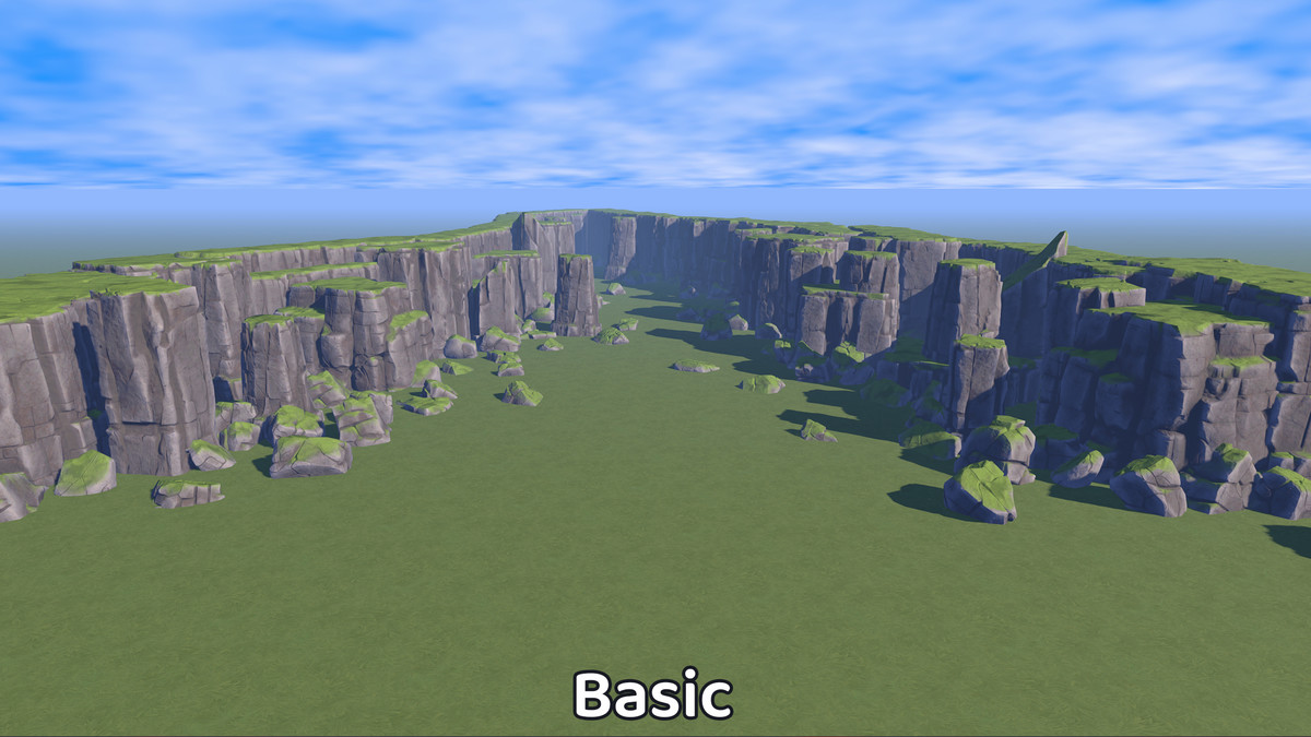 Stylized Nature - Blocky Cliffs