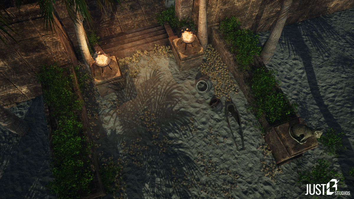 Modular Babylon Temple Environment (Temple,Desert,Ruins)