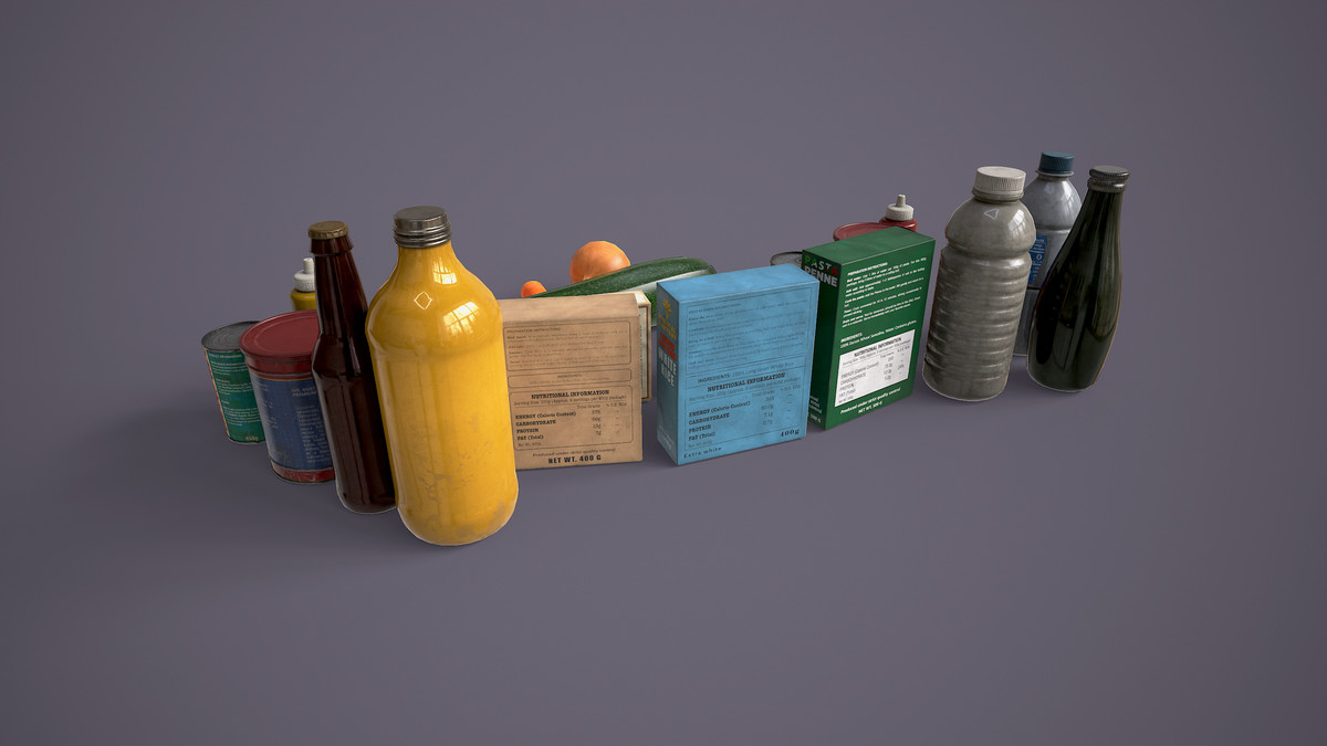 Retro Kitchen Props
