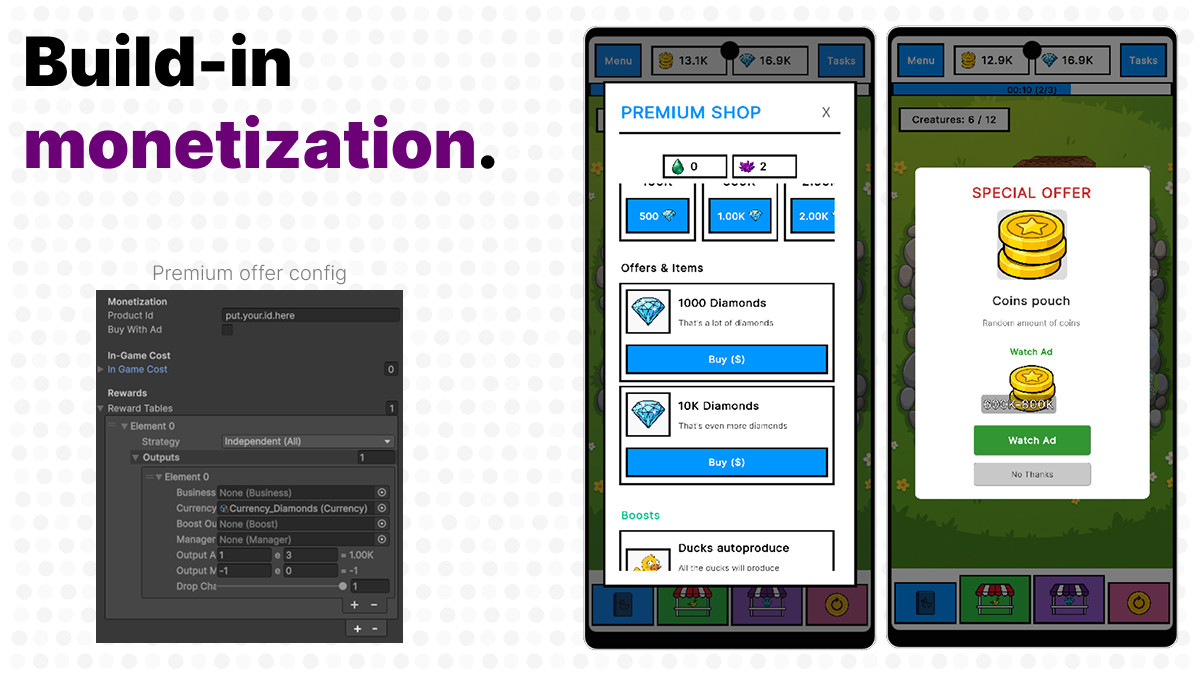 Duck Evolution - Complete Merge Game Template