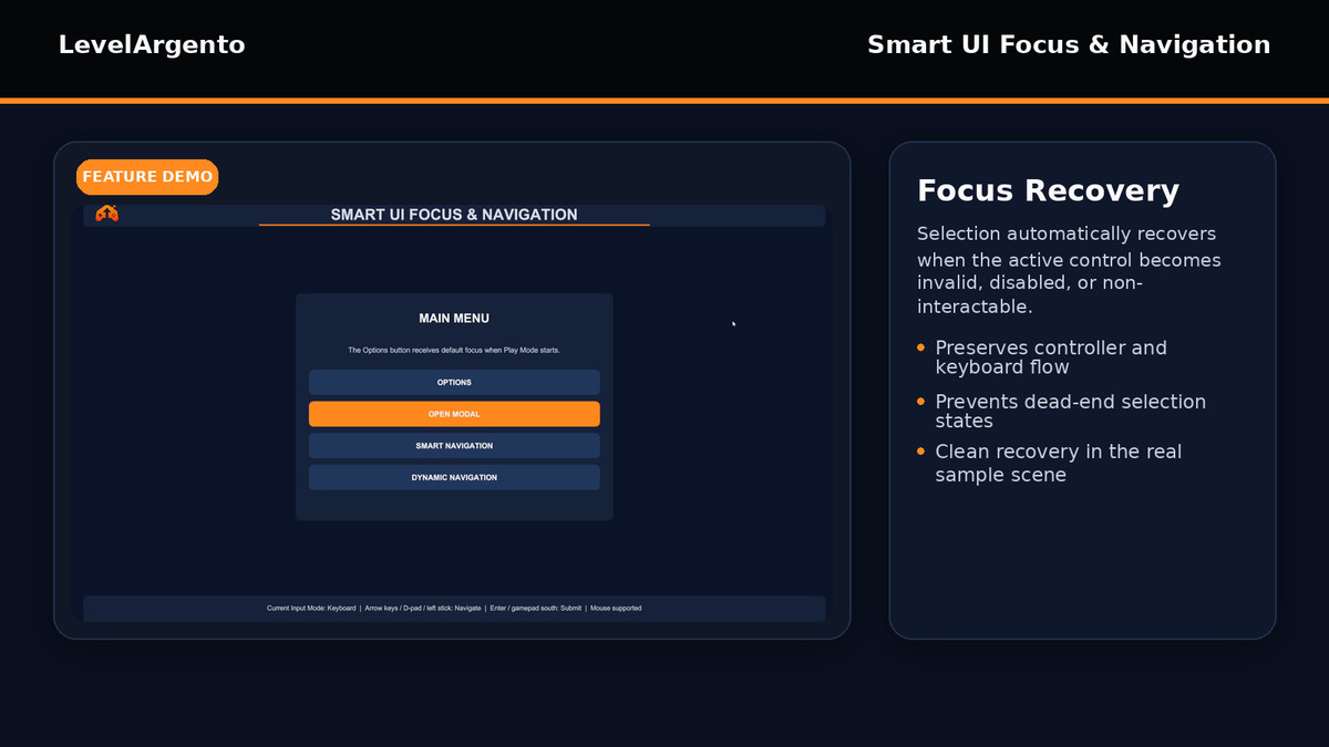 Smart UI Focus & Navigation