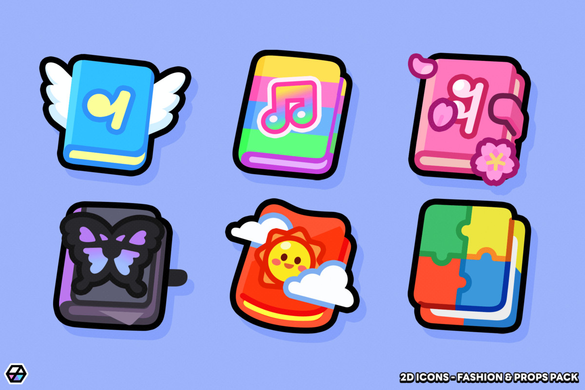 2D Icons - Fashion & Props Pack
