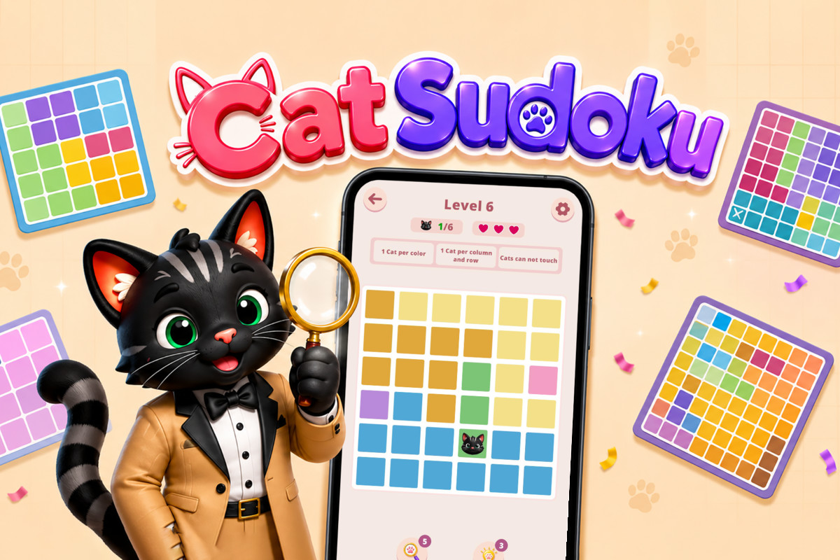 Cat Sudoku | 1500 Levels