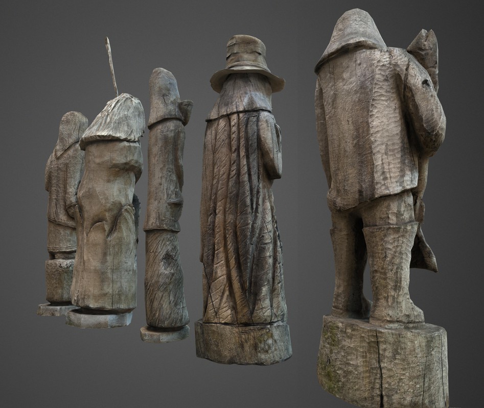 Wooden props volume one photogrammetry