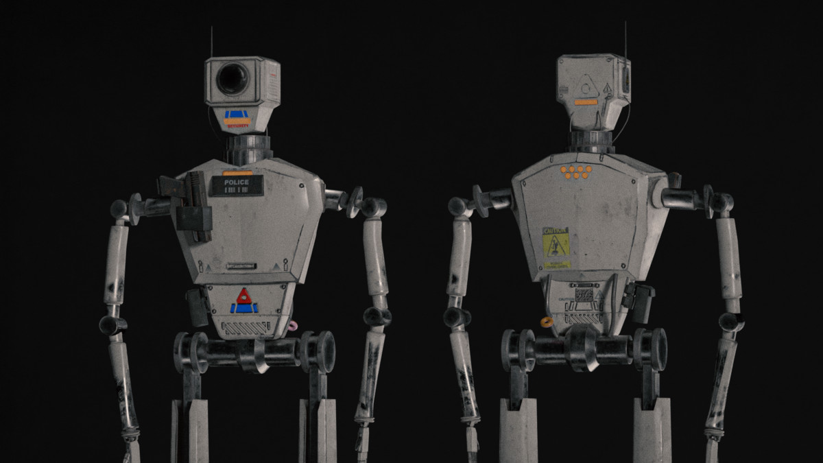 Surveillance Security Robot NPC