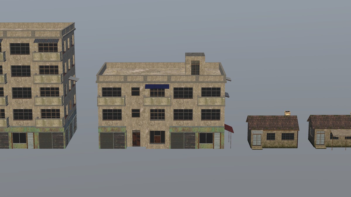 HexForge Abandoned Modular Building Pack