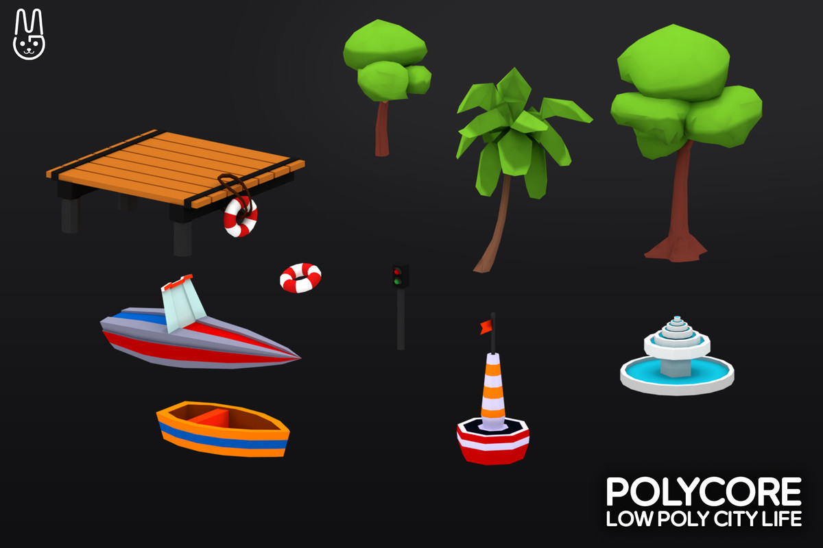 POLYCORE - Low Poly City Life