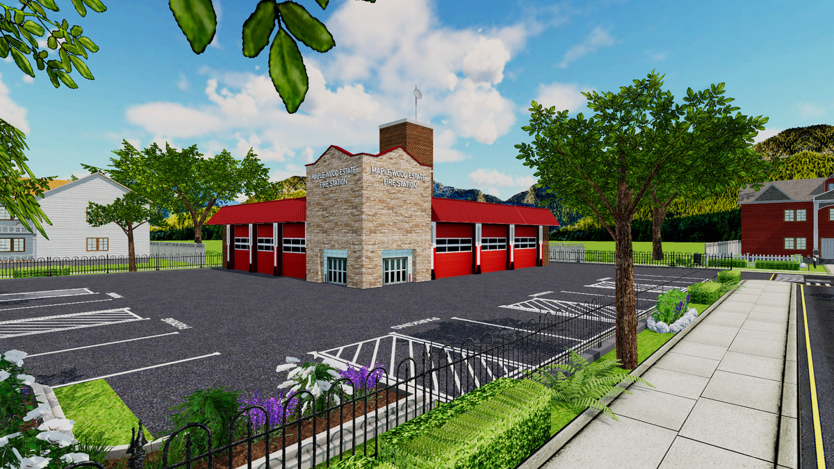 American Suburban Neighborhood – Modular Houses, Interiors & Mobile Optimized